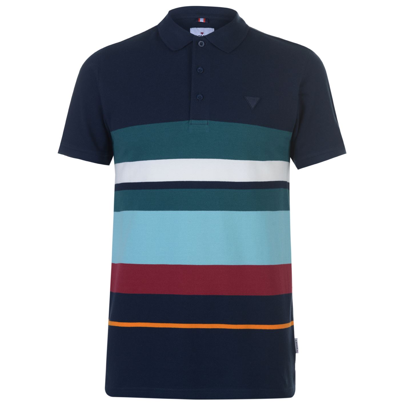 

Поло Soviet Contrasting Stripe Polo Shirt L разноцветная