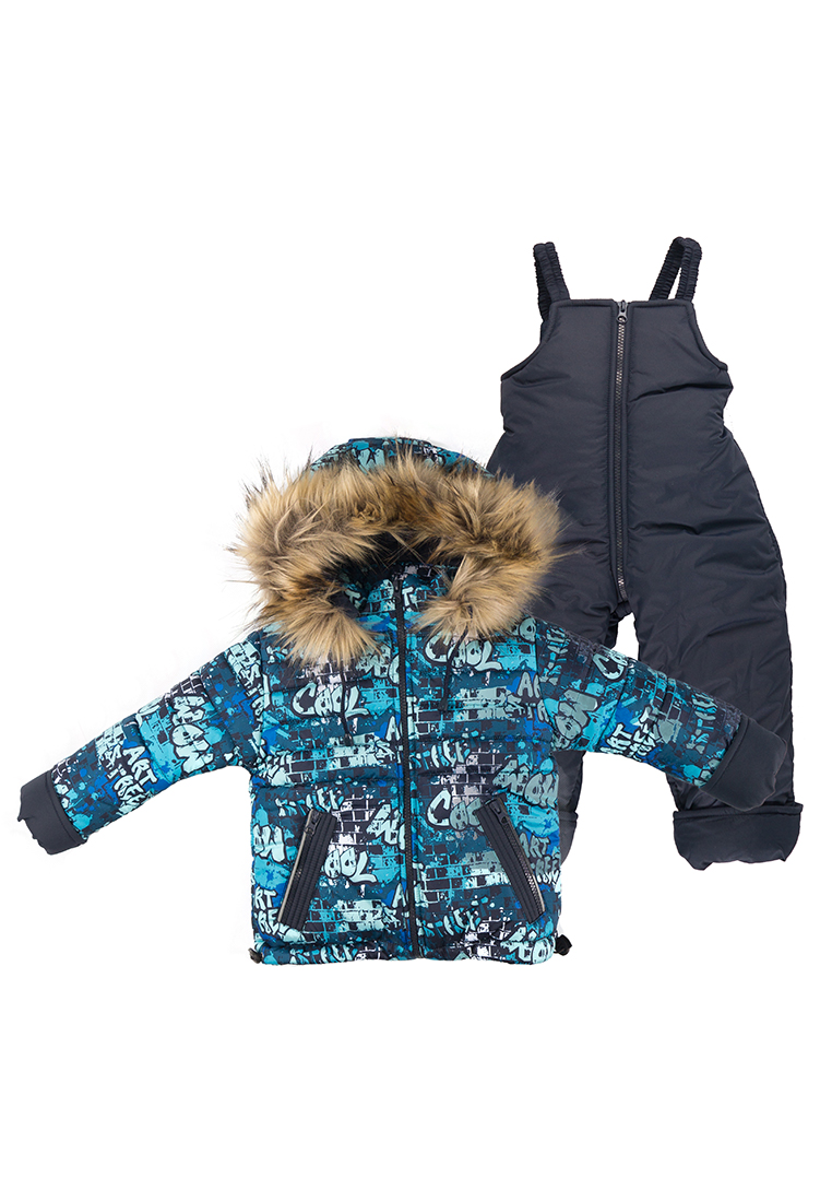 

Комплект зимний для мальчика комбинезонкуртка Vestes K-026 р56 104см синий 41839