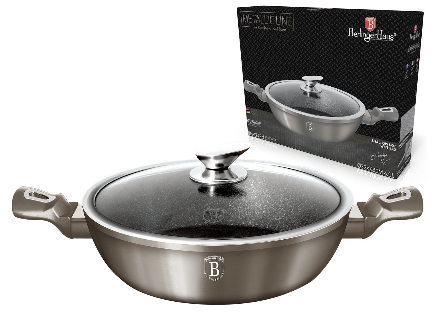 

Сотейник Berlinger Haus Carbon Metallic Line 4,9 л BH-1242N