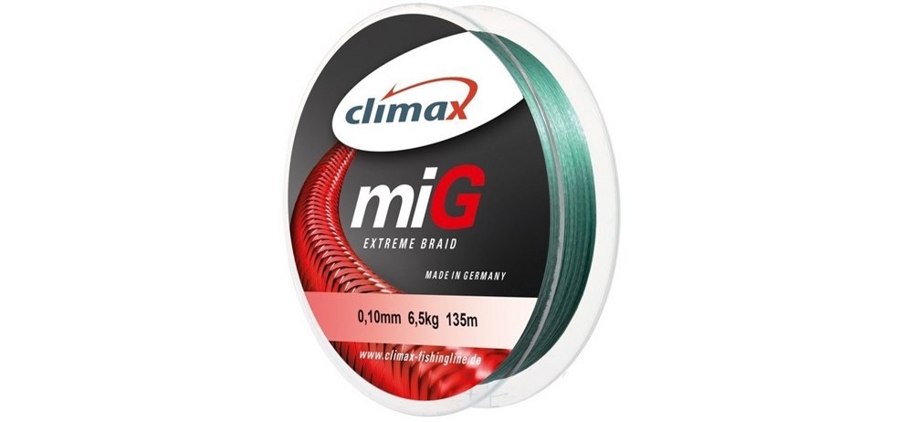 

Шнур CLIMAX MIG BRAID NG 135 m 0.22 16,50 kg, (УП 1 ШТ) серо-зеленый (шт.) (100450)