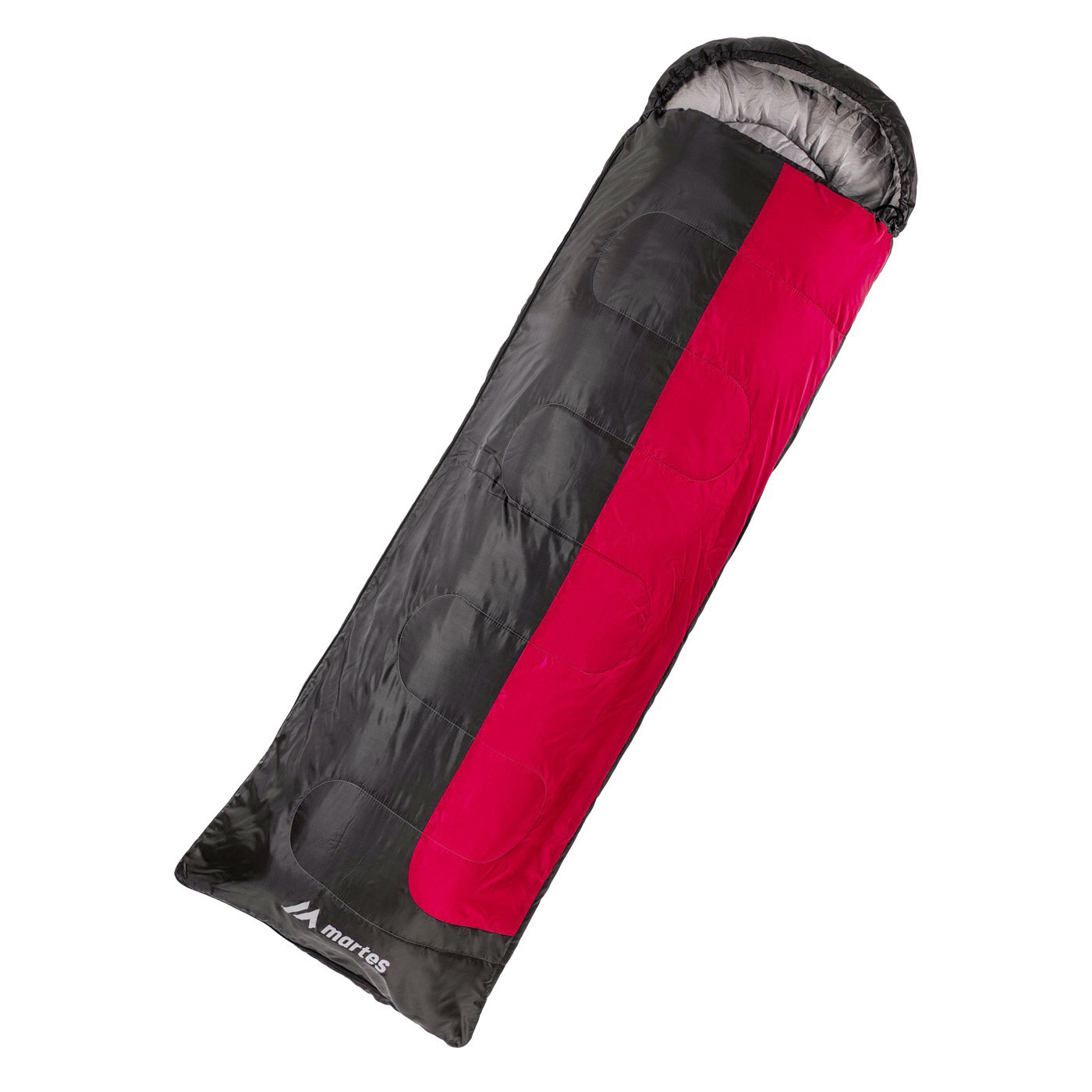 

Спальний мішок Martes Ourens 220 Чорний з червоним (MTS-OURENS-RED)