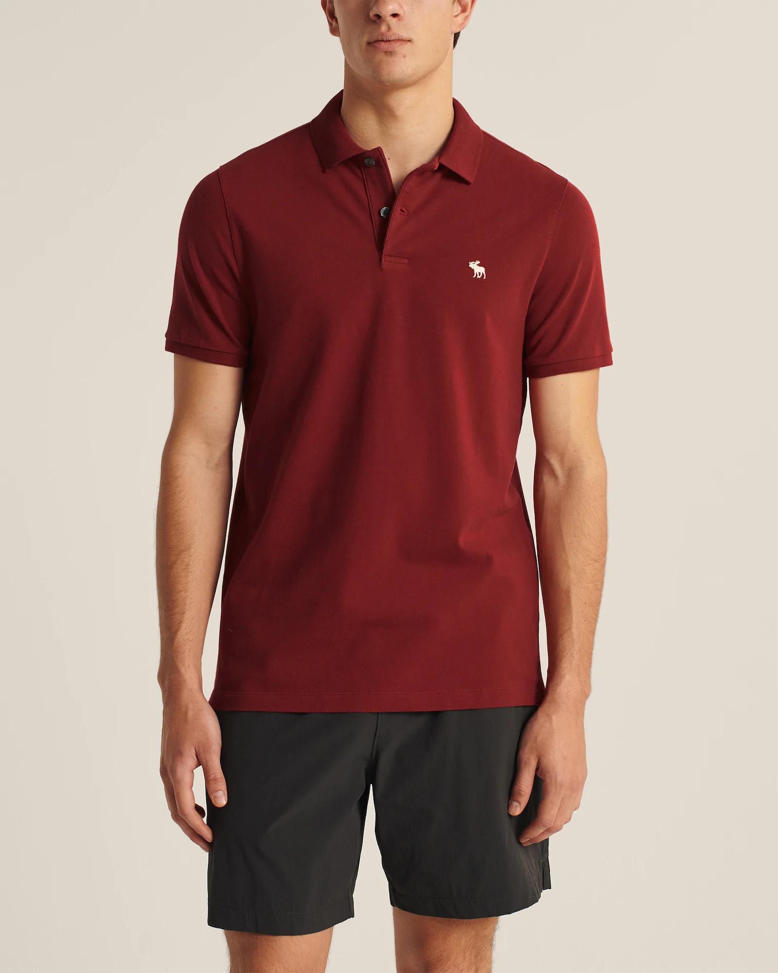 

Поло мужское - поло Abercrombie & Fitch AF8126M XXL Красный
