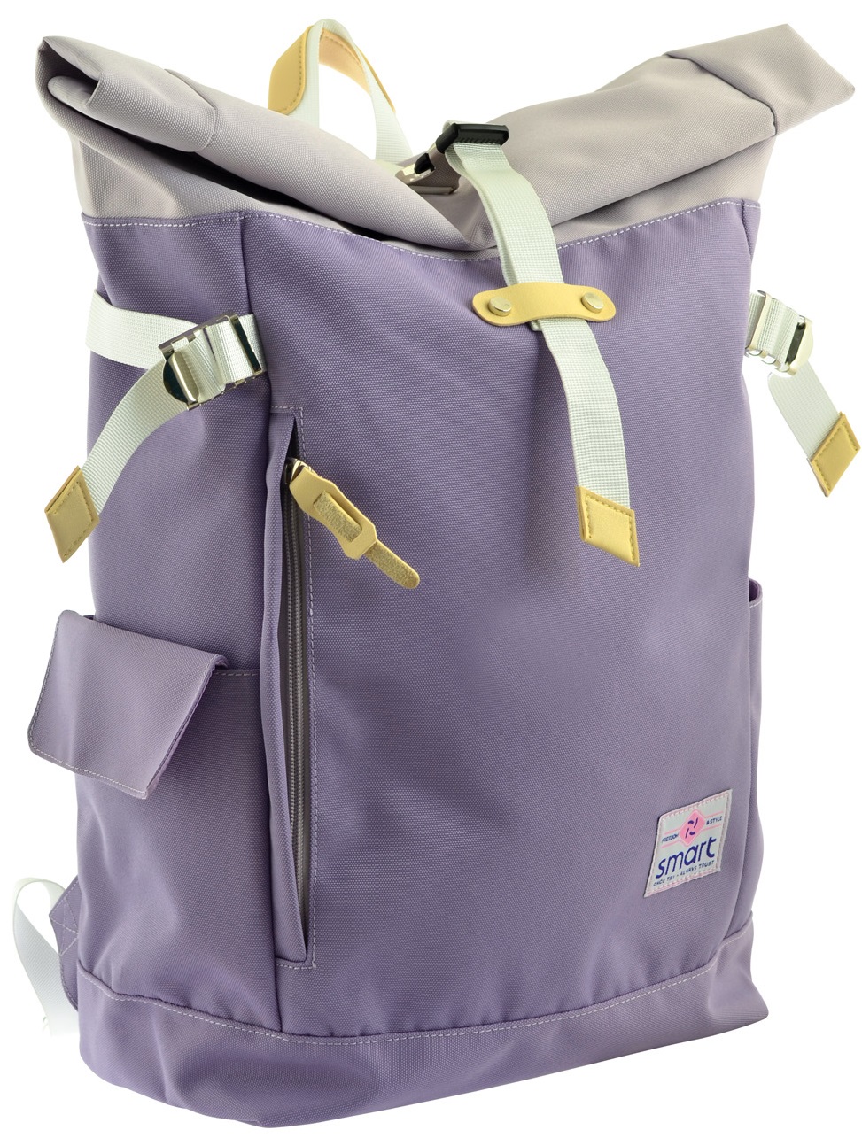 

Рюкзак городской Smart Roll-top T-69 Lavender 0.56 кг 31х43х15 см 20 л (557506)