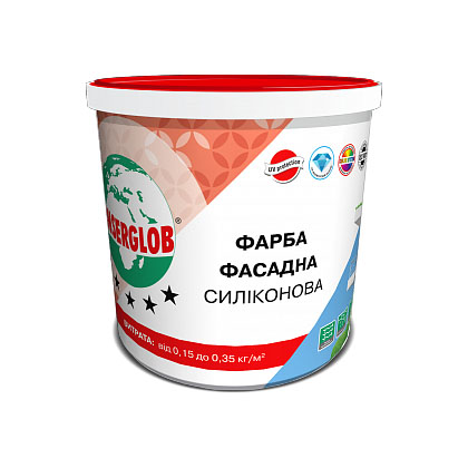 

Краска силиконовая Anserglob для фасада, 7 кг. (31318)