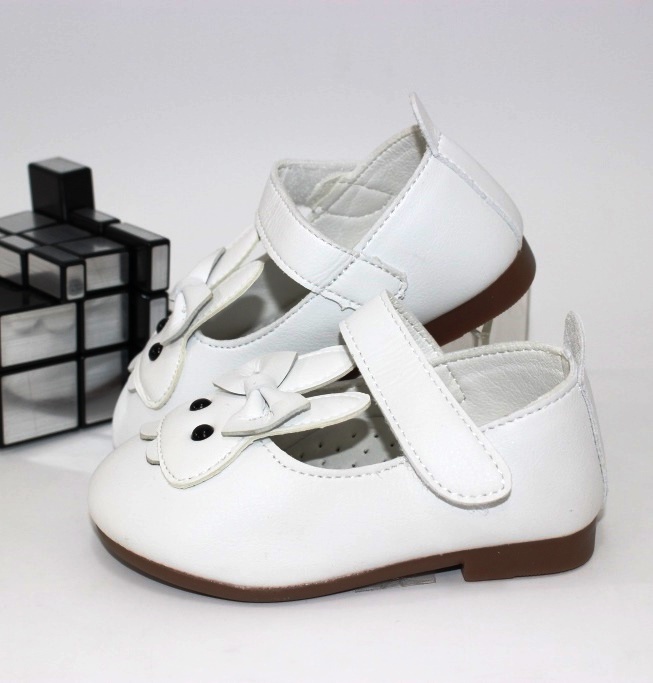 

Туфли для девочек зайка Kimboo HJ90-1C 20 14.0см белый