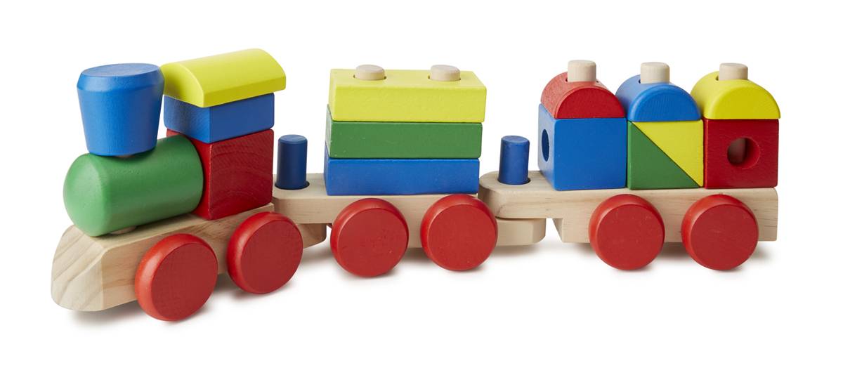 

Деревяный поезд с кубиков Melissa&Doug (MD572)