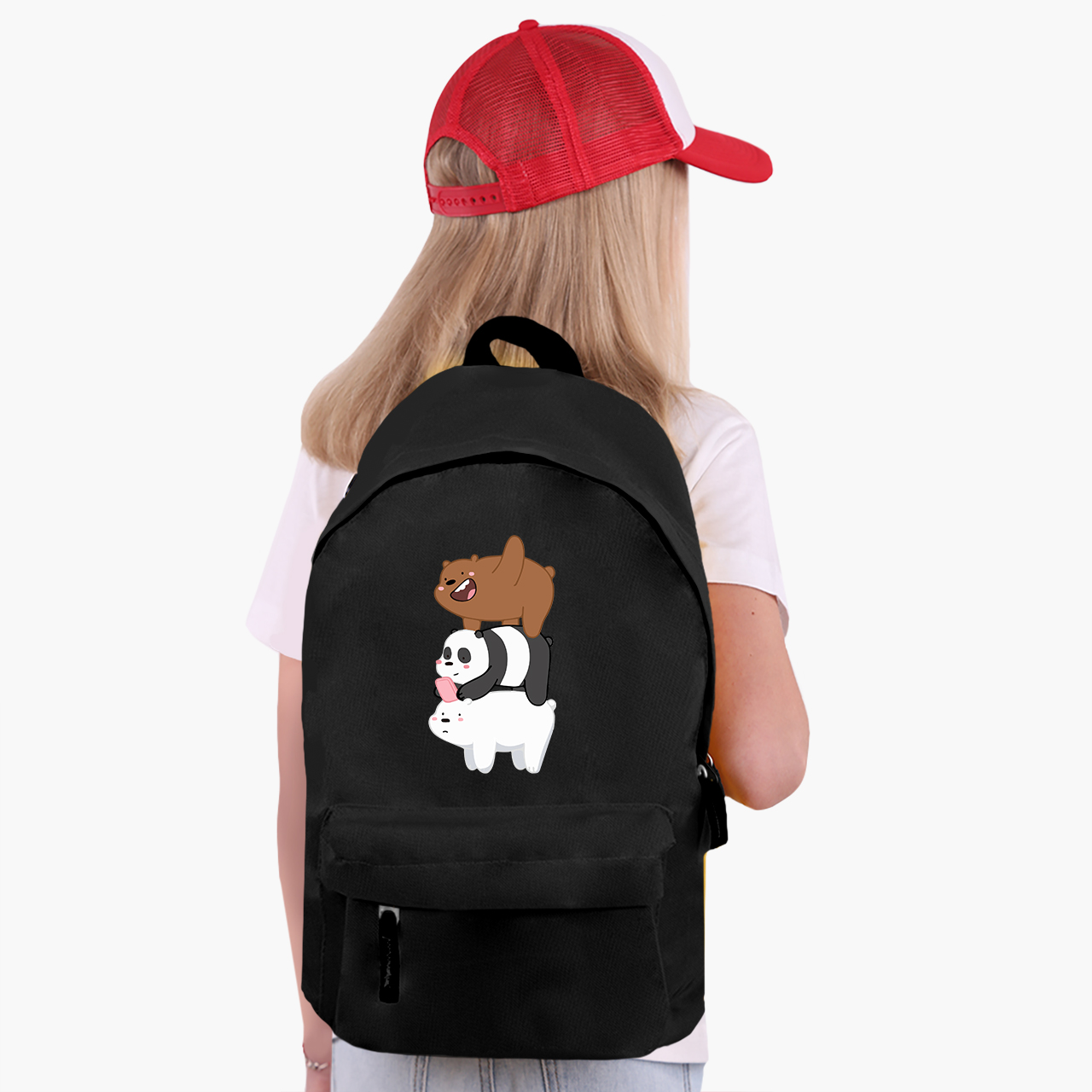 

Рюкзак детский Вся правда о медведях (We Bare bears) (9263-2643) 17 л Черный