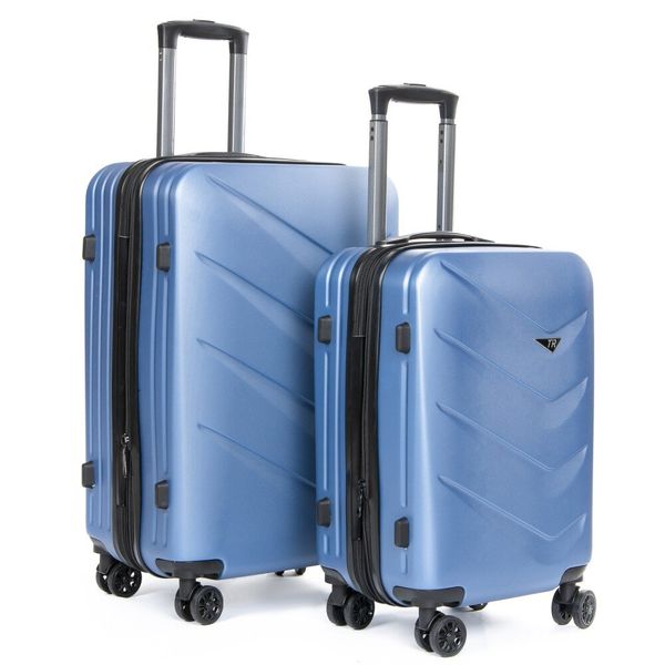 

Комплект чемоданов 2/1 ABS-пластик PODIUM 8340 blue змейка 32069