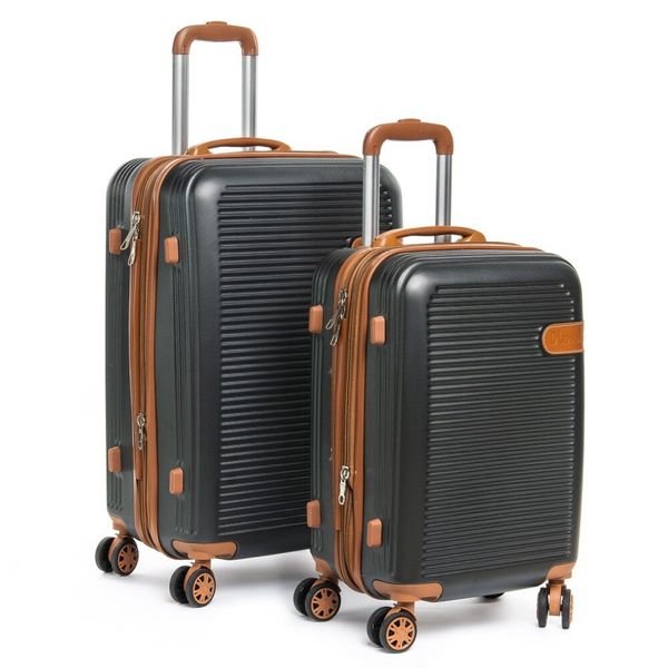 

Комплект чемоданов 2/1 ABS-пластик PODIUM 8387 grey змейка 31487