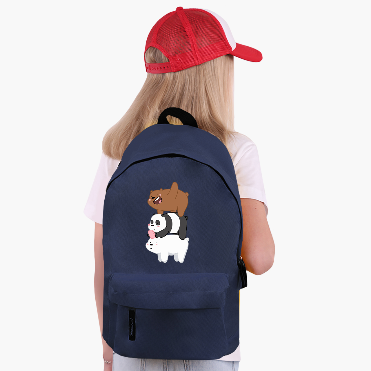 

Рюкзак детский Вся правда о медведях (We Bare bears) (9263-2643) 17 л Темно-синий