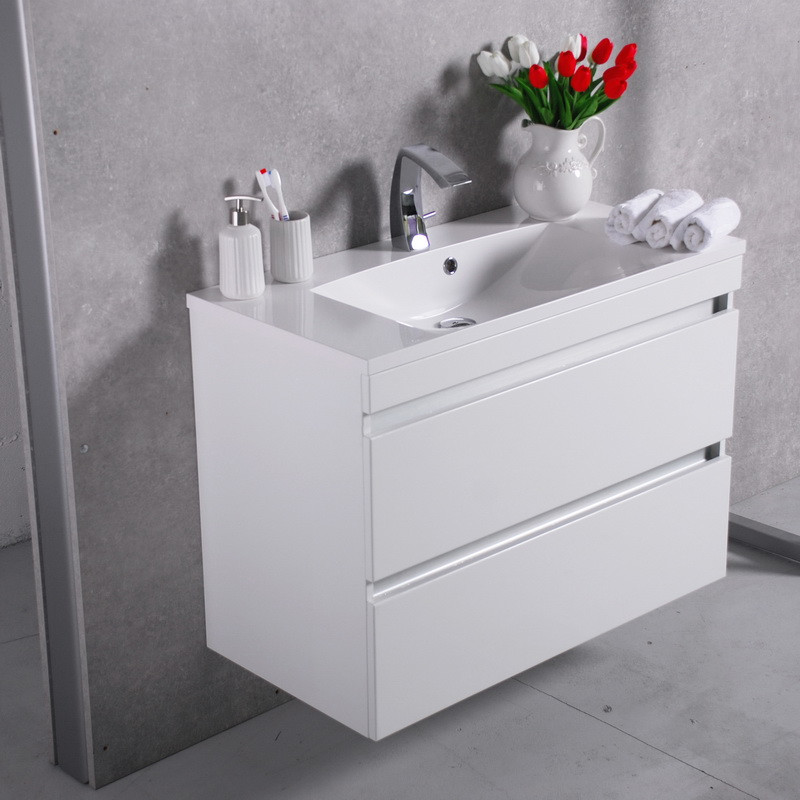 

Шкаф подвесной FANCY MARBLE Borneo 900 c раковиной Amelia 900 белый