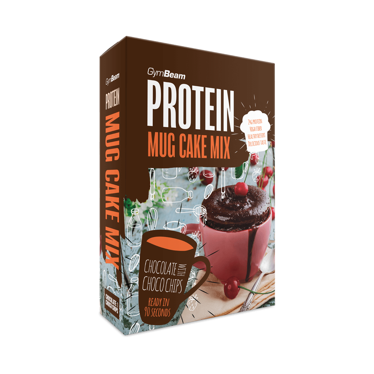 

Протеиновый кекс GymBeam Mug Cake Mix 500г шоколадная крошка (8588006751529)