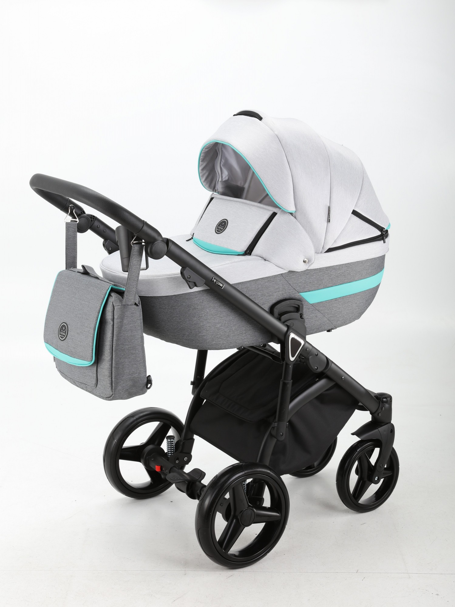 

Коляска Adamex Cortina CT-209 2 в 1 Кофейный