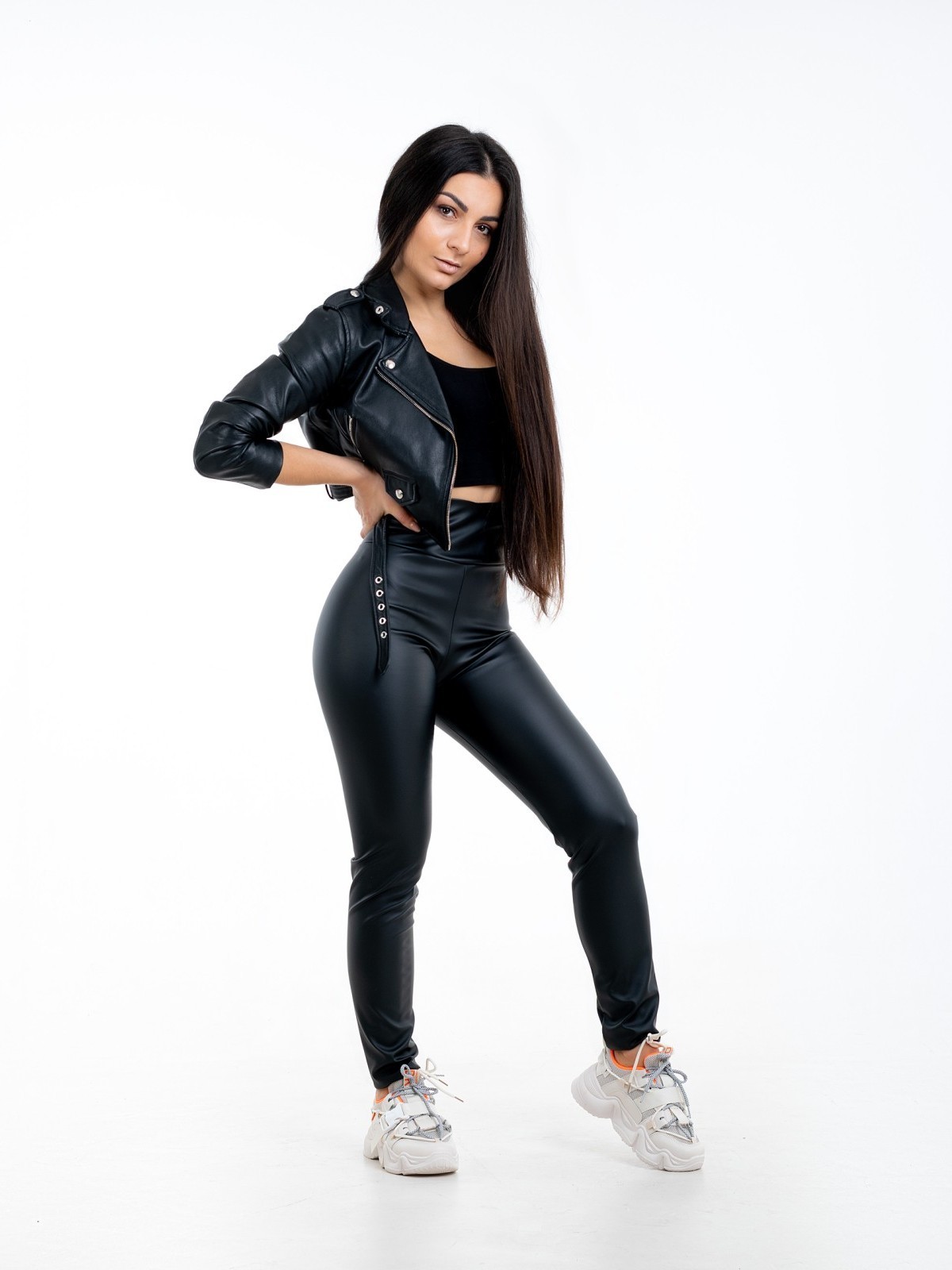 

Женские спортивные леггинсы Eco FitU XS Черный 000151783