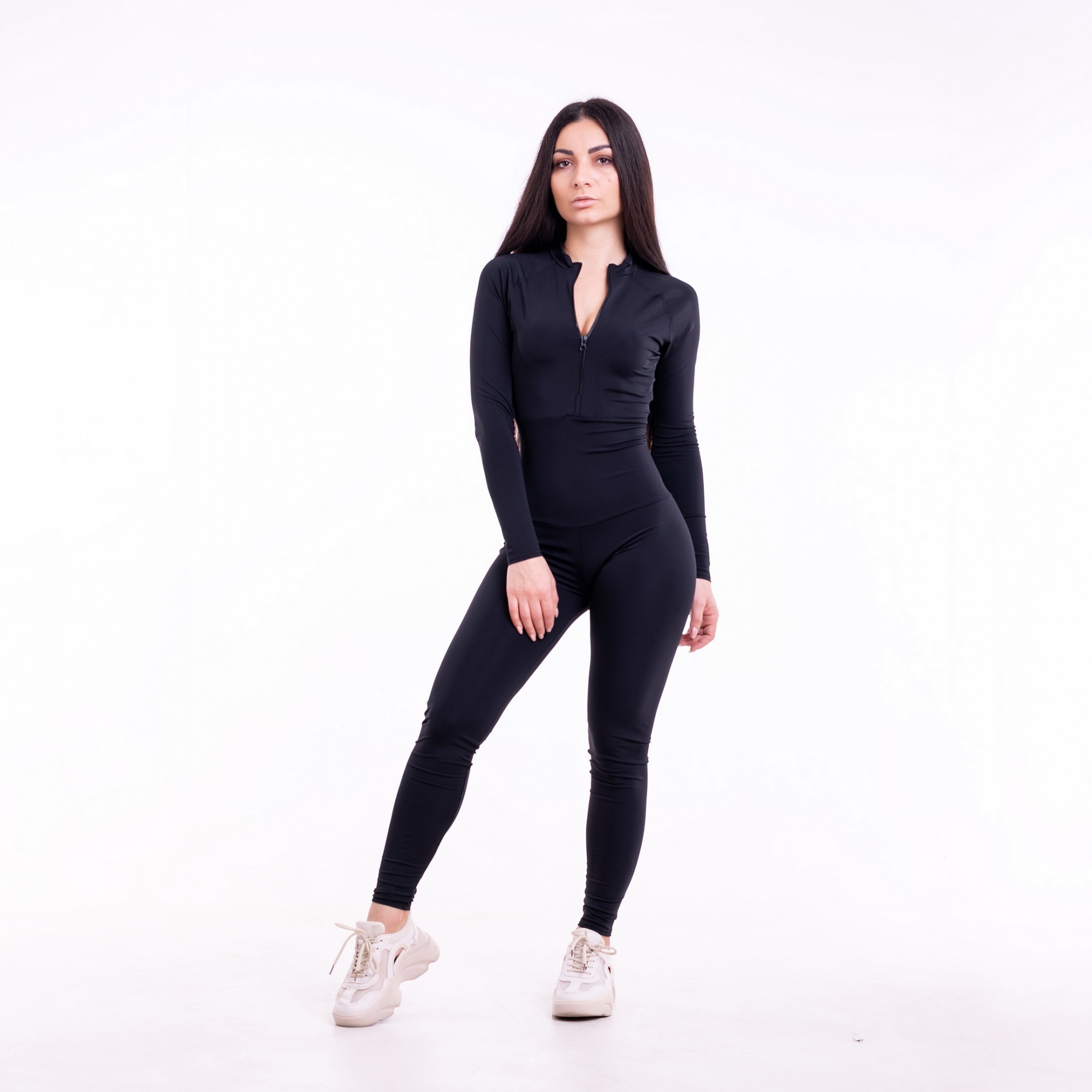 

Женский спортивный комбинезон b-black FitU S Черный 000150407