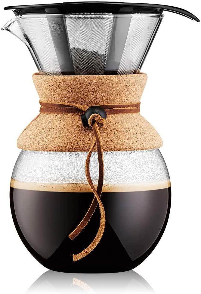 

Кофеварка пуровер Bodum 1 л с многоразовым фильтром