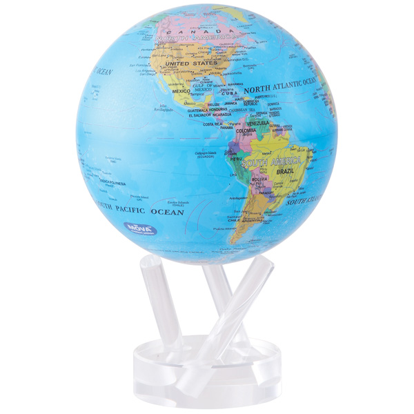 

Глобус самовращающийся Solar Globe диаметр 11,4 см Политическая карта (MG-45-BOE)