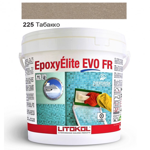 

Эпоксидная затирка для плитки Litokol EpoxyElite Evo 225 табакко 10 кг