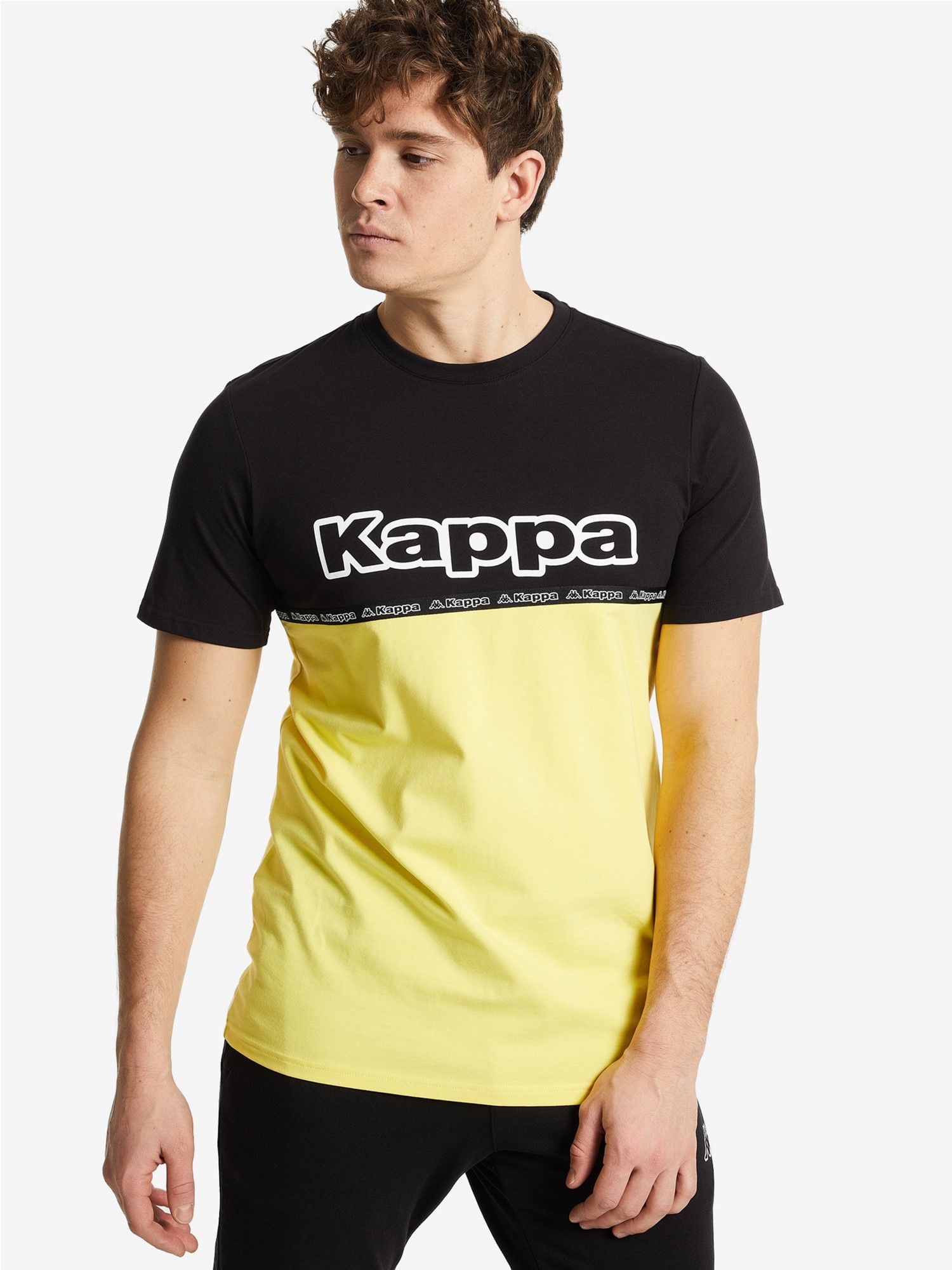 

Футболка Kappa 107935-OB S (46) Желтая с черным