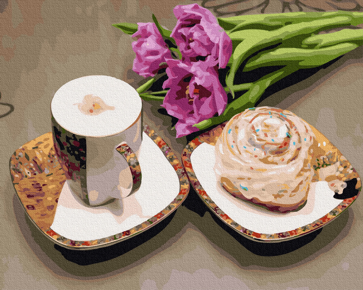 

Картина по номерам "Вкусное свидание" Brushme 40х50 см 000149737
