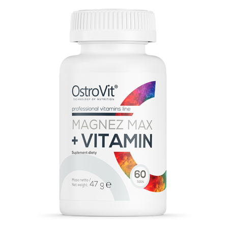 

Витамины OstroVit Magnez MAX + Vitamin 60 таб (4384303169)