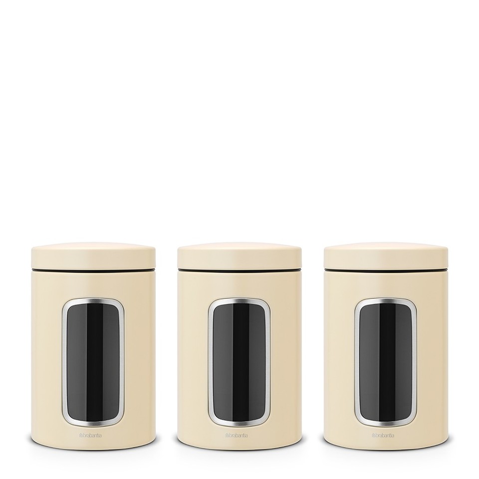 

Набор емкостей для хранения Brabantia CANISTERS Almond 1,4л 380341