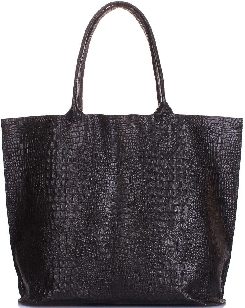 

Кожаная сумка POOLPARTY Amphibia (amphibia-croco-black)