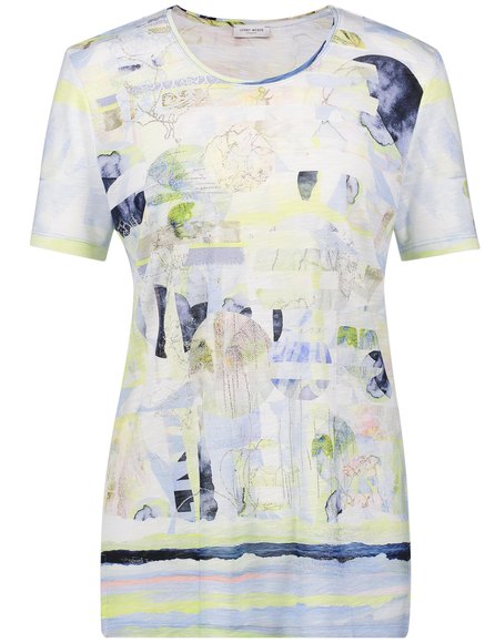 

Футболка Gerry Weber  Голубая 770287.35113, Футболка Gerry Weber S Голубая 770287.35113