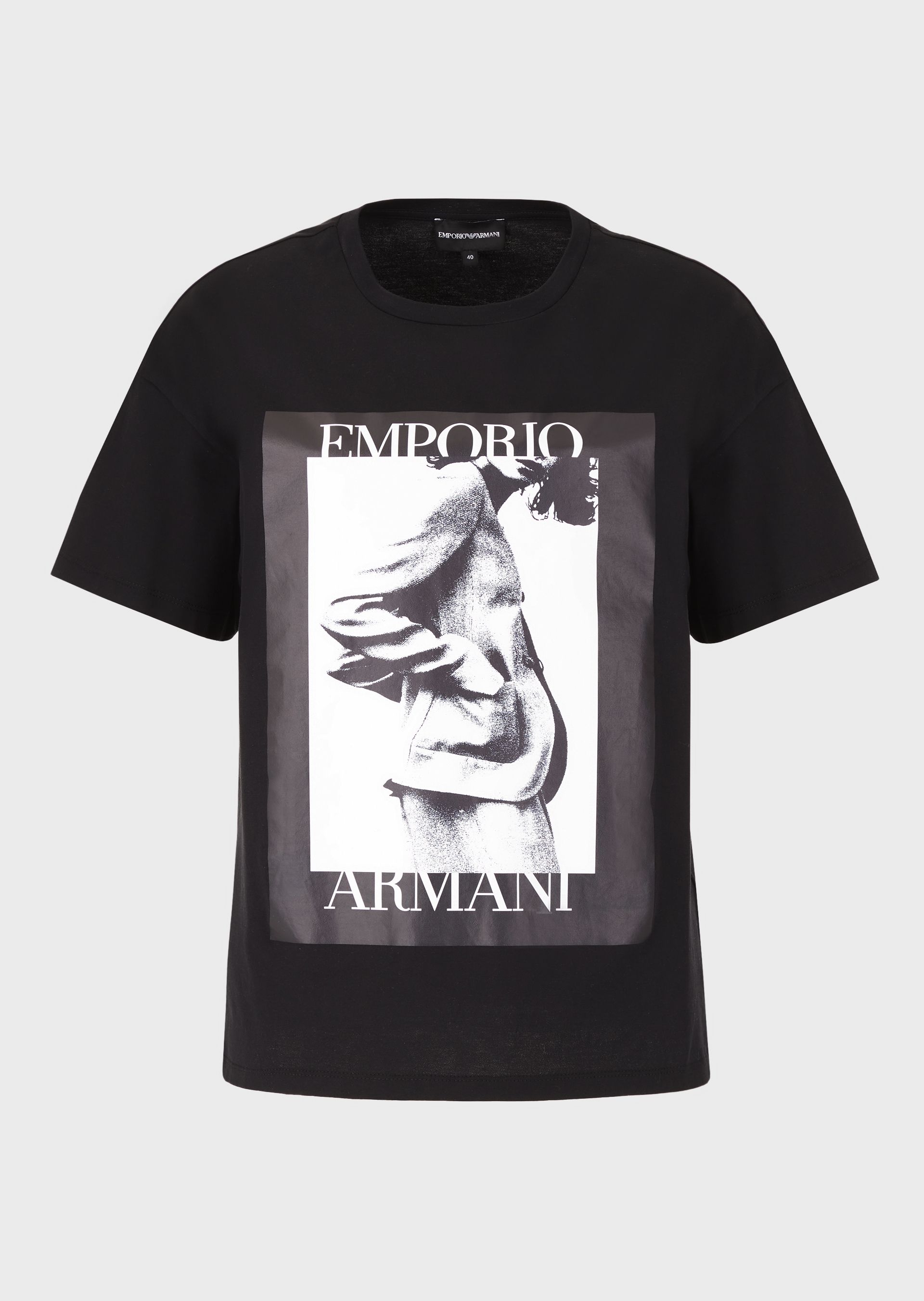 

Футболка Emporio Armani  Черная 6H2T7L.2J30Z, Футболка Emporio Armani 40 Черная 6H2T7L.2J30Z