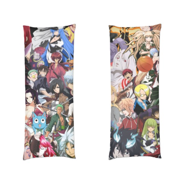 

Подушка ANIME MIX дакимакура двухсторонняя стандарт 40 х 100 см - MyTee