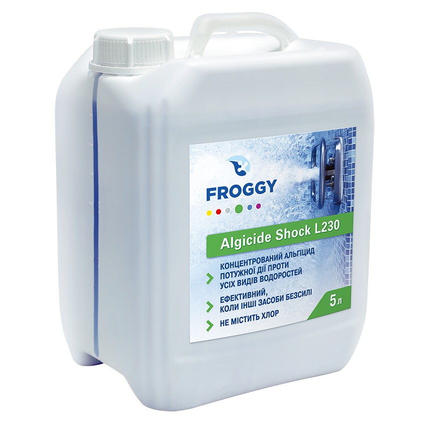 

Альгицид шок против водорослей Froggy ALGICIDE SHOCK L230 , 5 л