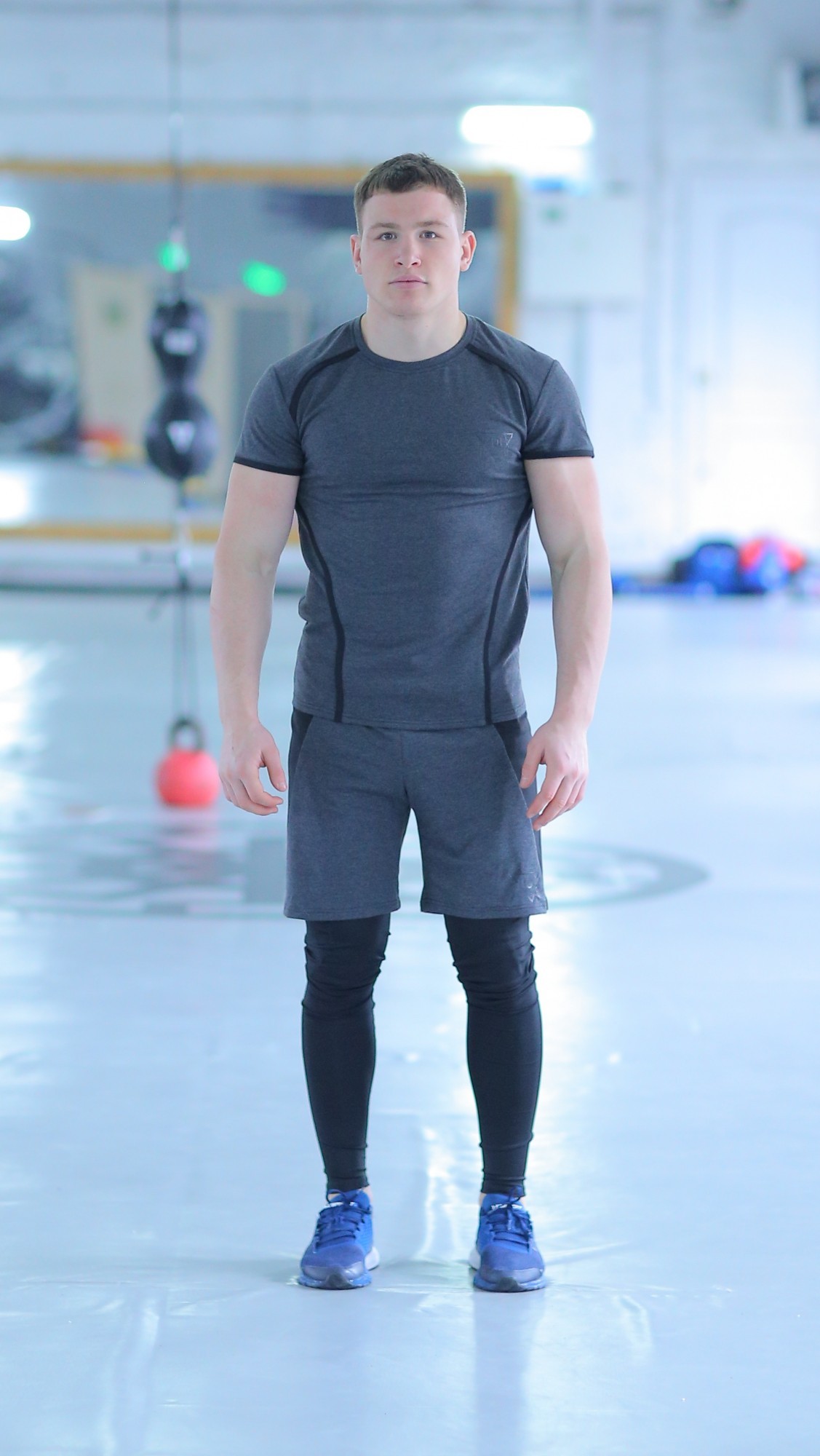 

Мужской спортивный комплект Glory gray 3.1 FitU XL Серый 000150273