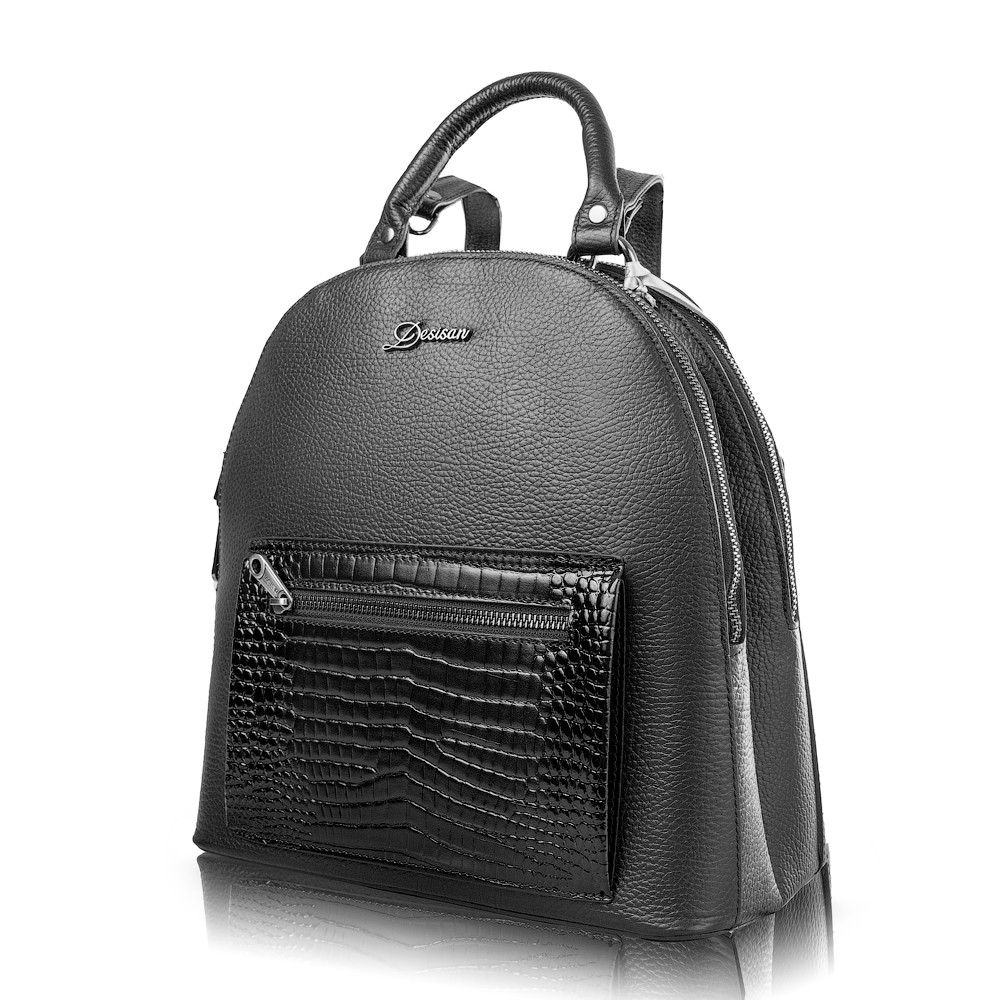 

Женский кожаный рюкзак (SHI6001-011) Desisan 28х29х14,5 см Черный 000149173