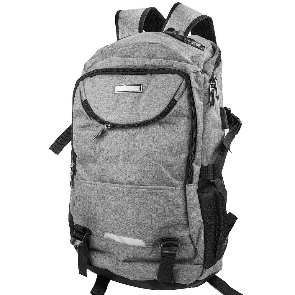 

Мужской смарт-рюкзак (DETAB86-15-9) Valiria Fashion 30х46х19 см Серый 000148651