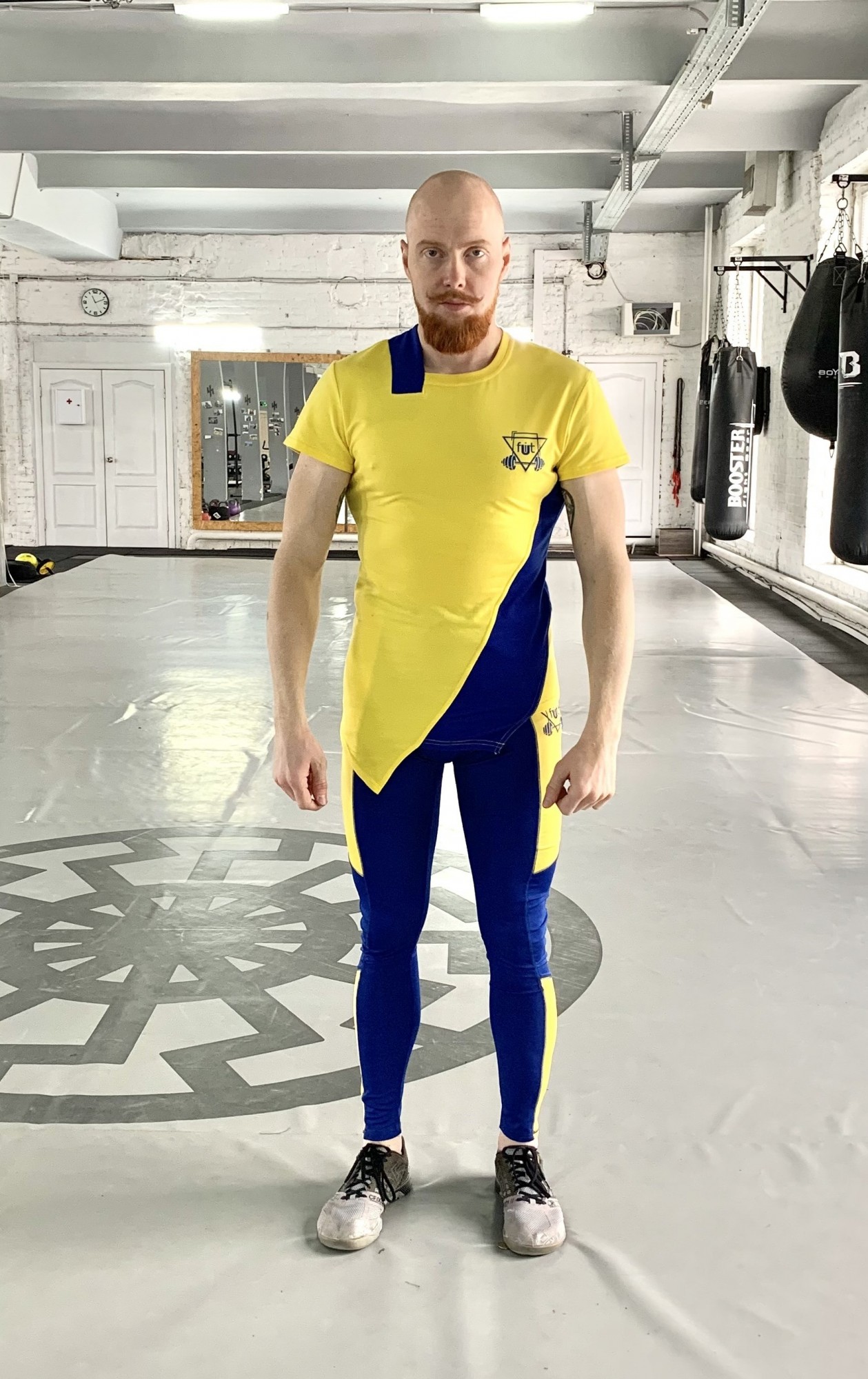 

Мужская спортивная футболка Grade b-yellow FitU S Желтый 000151688