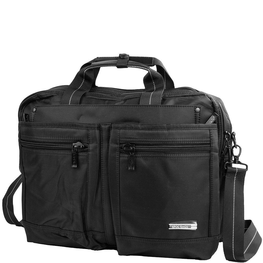

Мужской портфель (VT-70271-black) Epol 38х31х10 см Черный 000148843