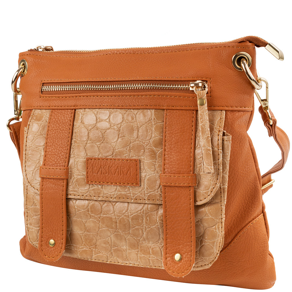 

Женская сумка-планшет (LK-10238-cognac) Laskara 28х25х2 см Коричневый 000149103