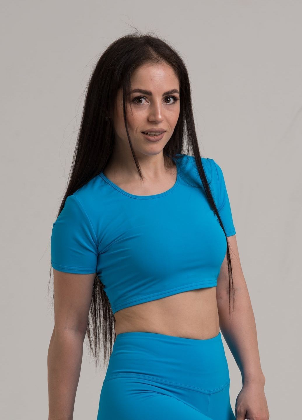 

Женская спортивная футболка Short FitU XS Голубой 000151747