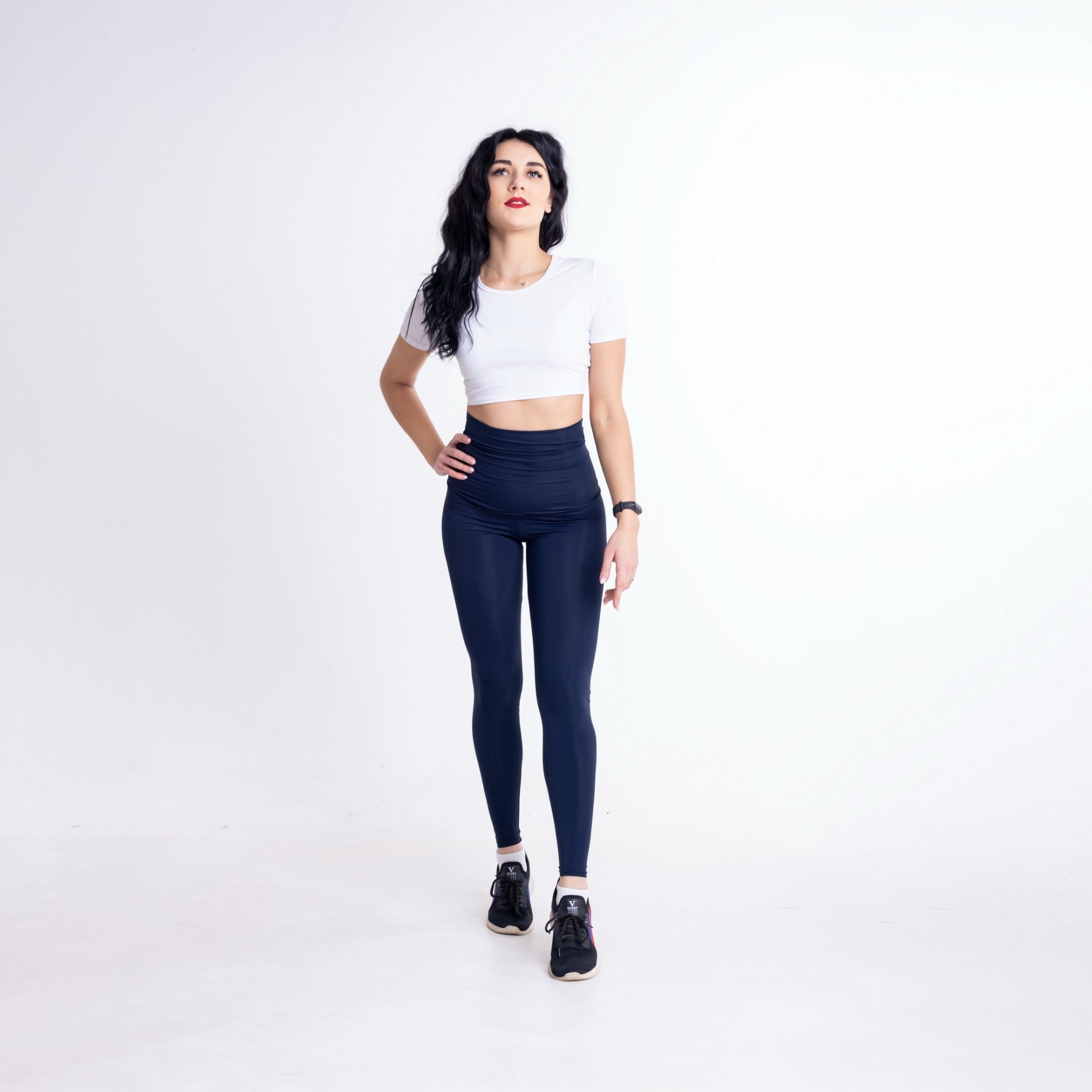 

Женские спортивные леггинсы FitU XL Синий 000150458