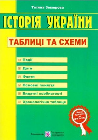 

Історія України. Довідник в таблицях і схемах. - Земерова Т. (9789660729452)