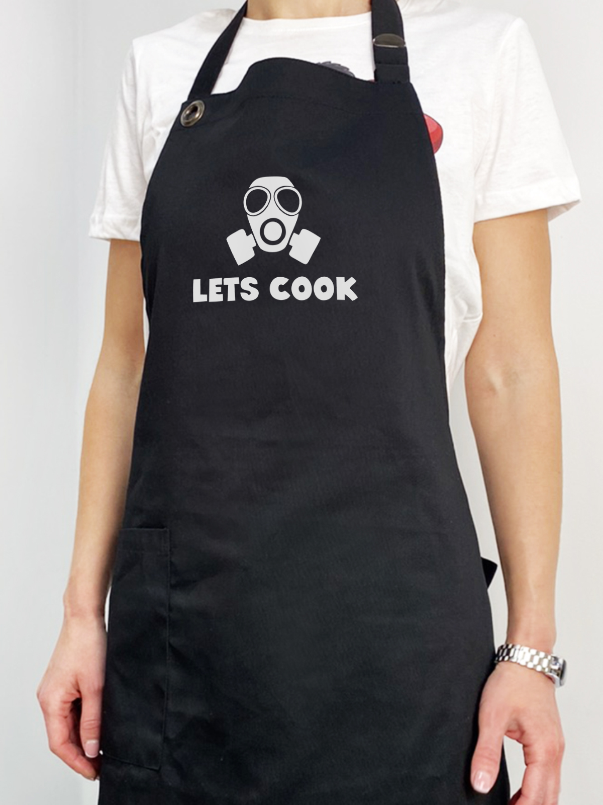 

Фартук FunkyShop "Lets cook" Черный