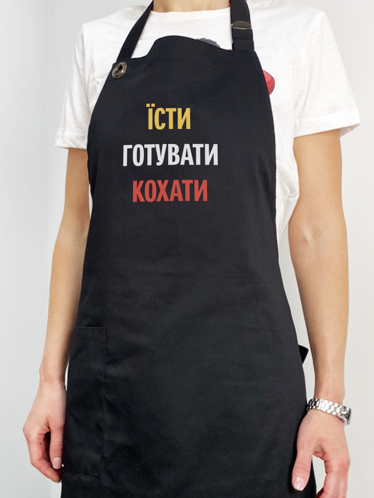 

Фартук FunkyShop "Їсти готувати кохати" Черный
