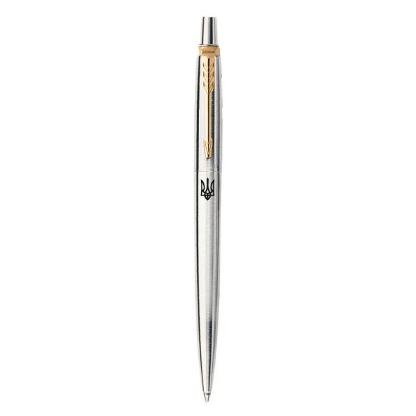 

Ручка шариковая Parker Jotter Тризуб металлический (16 032_TR)