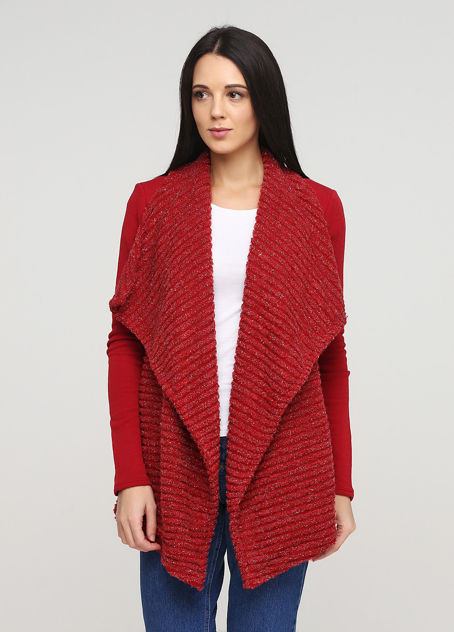 

Кардиган Luckyjeans женский красный, Кардиган Luckyjeans женский красный L