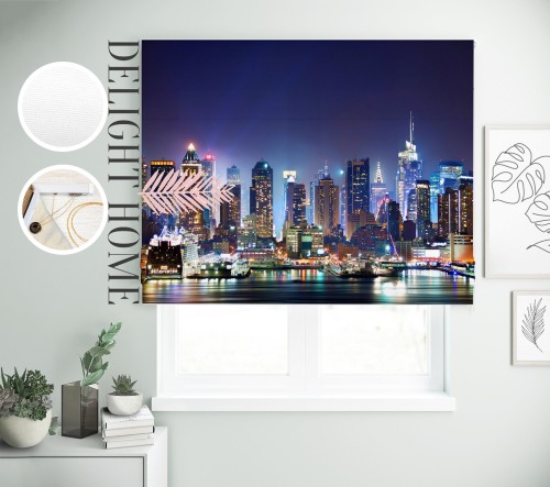 

Римская штора с фотопечатью 00-272 система Light I&H Блекаут Нова 270*170 см