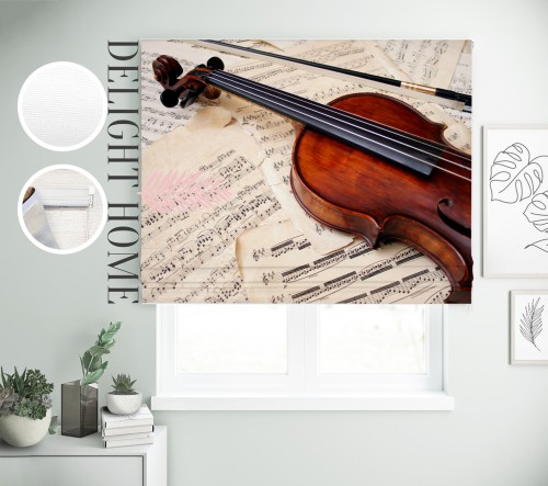 

Римская штора с фотопечатью 00-254 система Prestige I&H Блекаут Нова 210*170 см