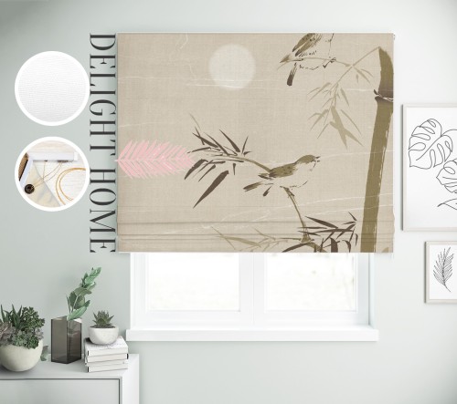 

Римская штора с фотопечатью 02-189 система Light I&H Блекаут Нова 300*170 см