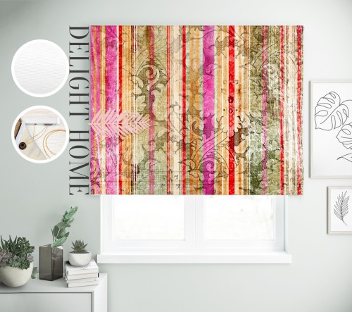 

Римская штора с фотопечатью 02-266 система Light I&H Блекаут Нова 150*170 см