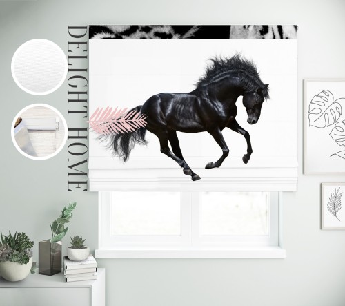 

Римская штора с фотопечатью 04-476 система Prestige I&H Блекаут Нова 130*170 см