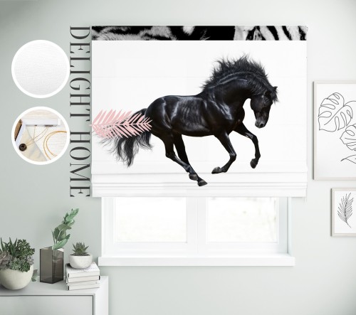 

Римская штора с фотопечатью 04-476 система Light I&H Блекаут Нова 170*170 см